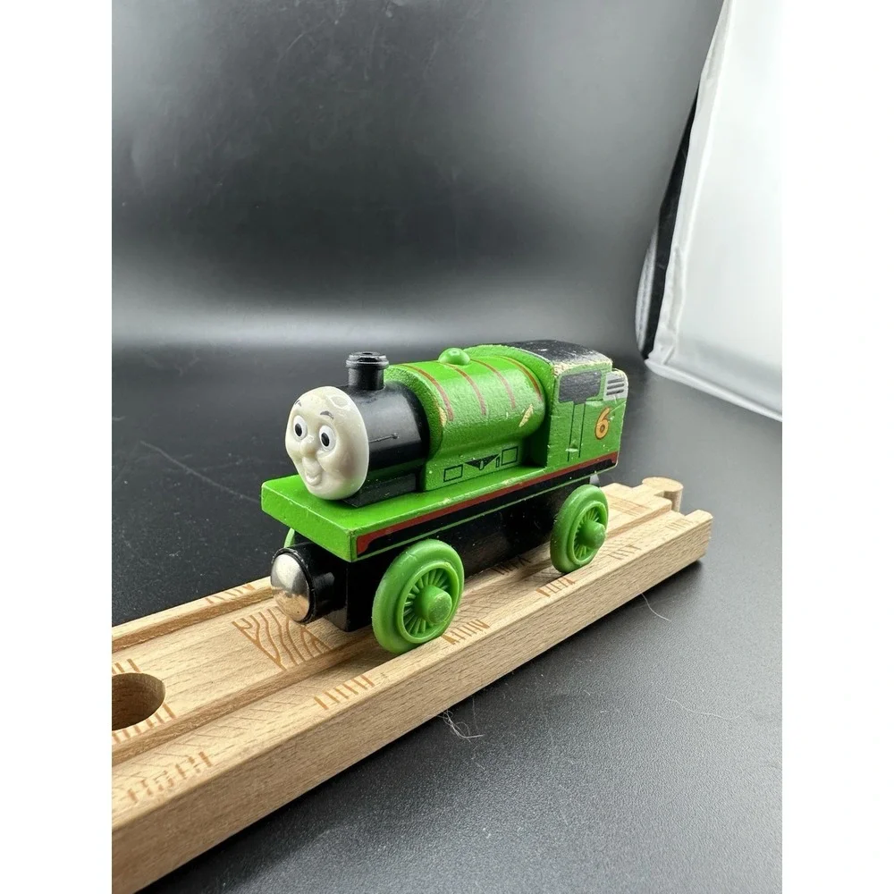 Thomas Percy #6 Wooden Railway Vtg 2003 Train Tank Engine Learning Curve Limited